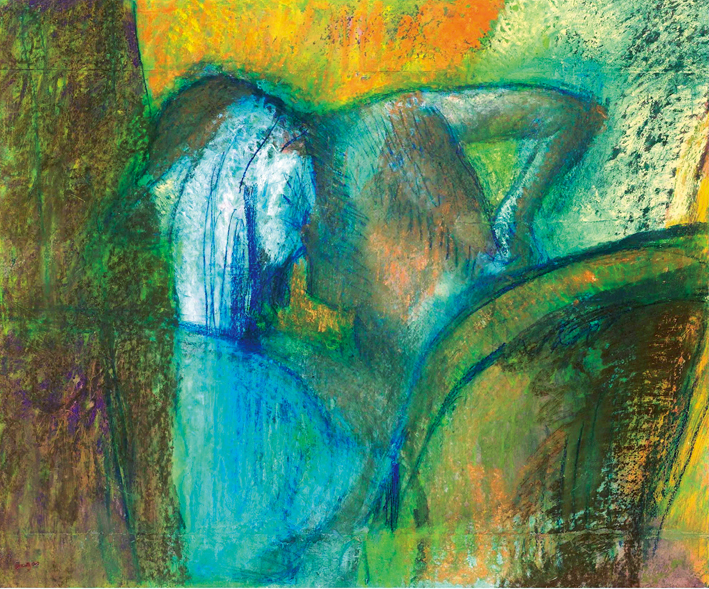  埃德加·德加 Edgar Degas—— 洗浴的裸女 (18)